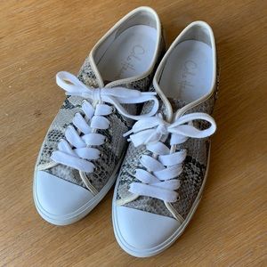 Cole Haan 7.5 Snake Skin Style Sneakers